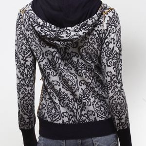 Knitwit CASHMERE Damask HOODIE❣️